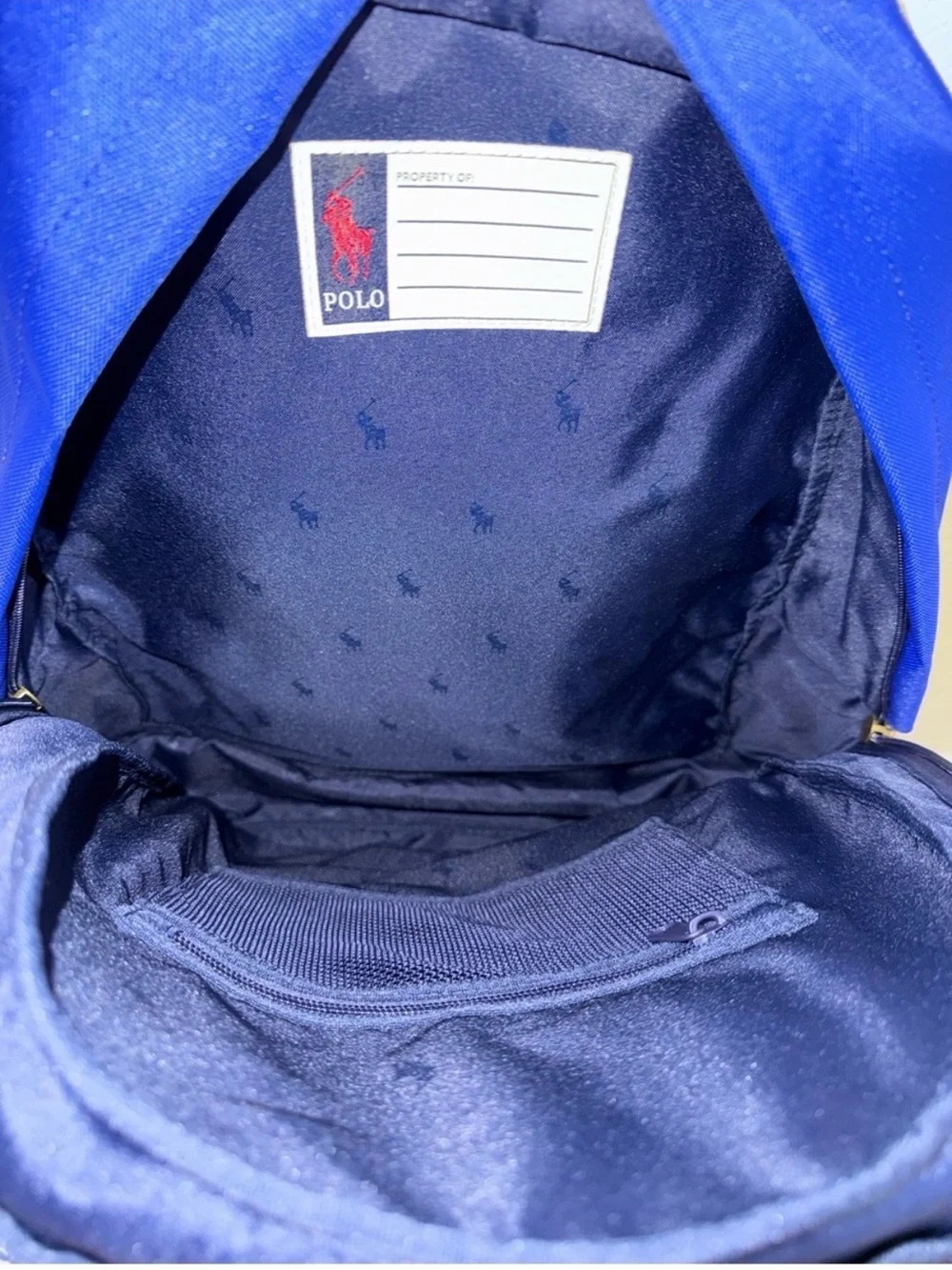 Polo by Ralph Lauren Multicolor Men's Backpack - Navy, Blue, Red, Green, Yellow